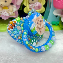 Load image into Gallery viewer, Orange Kitty Frutiger Aero Adult Pacifier