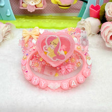 Load image into Gallery viewer, REMAKE Shy Baby Fluttershy Heart Shaker Adult Pacifier