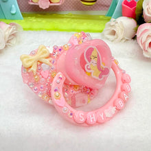 Load image into Gallery viewer, REMAKE Shy Baby Fluttershy Heart Shaker Adult Pacifier