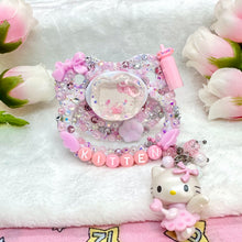 Load image into Gallery viewer, Hello Kitty Angel Shaker Adult Pacifier with Handle Charm