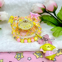 Load image into Gallery viewer, Pompompurin Angel Shaker Adult Pacifier with Handle Charm