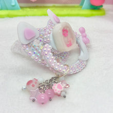 Load image into Gallery viewer, Pink Kitty Ears Adult Pacifier with Handle Charm