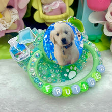 Load image into Gallery viewer, Frutiger Golden Retriever Puppy Frutiger Aero Adult Pacifier
