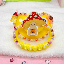 Load image into Gallery viewer, Little Spooky Pumpkin Mushroom Adult Pacifier

