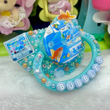 Load image into Gallery viewer, Bubbles Goldfish Frutiger Aero Adult Pacifier
