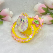Load image into Gallery viewer, Fluttershy Baby Strawberry Simple Adult Pacifier
