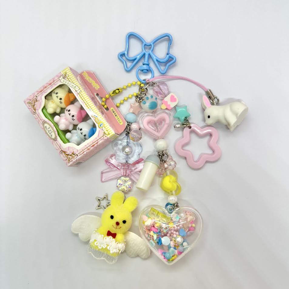 Pastel Squishy Animals Petit Petit Animo! Trinket Gashapon Keychain