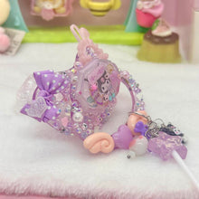 Load image into Gallery viewer, Bunny Angel Kuromi Adult Pacifier with Handle Charm
