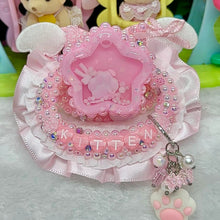 Load image into Gallery viewer, Starry Angel Kitten Deluxe Adult Pacifier
