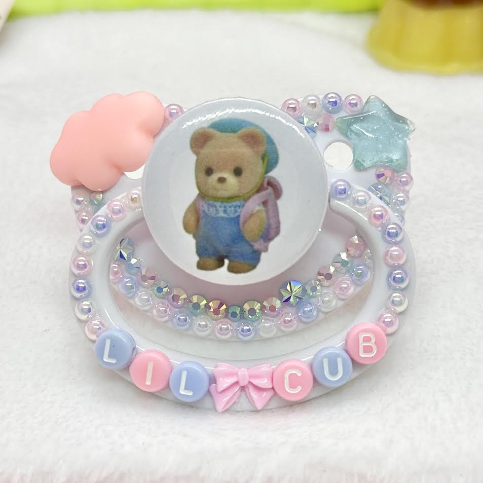 Lil Cub Critter Adult Pacifier
