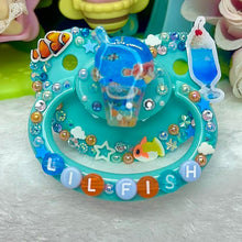 Load image into Gallery viewer, Lil Fish Drink Frutiger Aero Adult Pacifier

