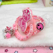 Load image into Gallery viewer, Healing Teddy Bear Adult Pacifier with Handle Charm
