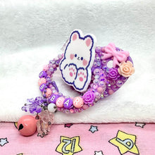 Load image into Gallery viewer, Baby Bear Encrusted Adult Pacifier with Handle Charm
