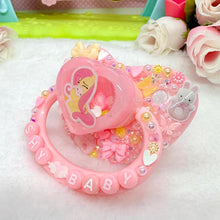 Load image into Gallery viewer, REMAKE Shy Baby Fluttershy Heart Shaker Adult Pacifier

