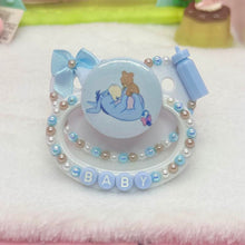 Load image into Gallery viewer, Baby Blue Eeyore Adult Pacifier
