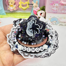Load image into Gallery viewer, Black Butler Demon Shaker Center Lace Handle Adult Pacifier
