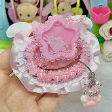 Load image into Gallery viewer, Starry Angel Kitten Deluxe Adult Pacifier
