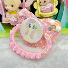 Load image into Gallery viewer, REMAKE Flutter Pony Adult Pacifier
