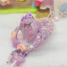 Load image into Gallery viewer, Bunny Angel Kuromi Adult Pacifier with Handle Charm

