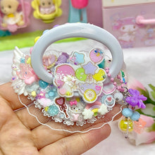 Load image into Gallery viewer, LTS Pastel Baby Decora Lace Shield Adult Pacifier with Handle Charm
