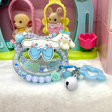 Load image into Gallery viewer, Baby Blue Cinna Adult Pacifier with Handle Charm
