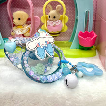 Load image into Gallery viewer, Baby Blue Cinna Adult Pacifier with Handle Charm
