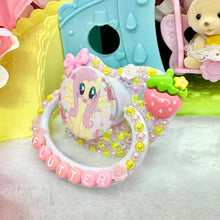 Load image into Gallery viewer, Flutter Pony Strawberry Adult Pacifier
