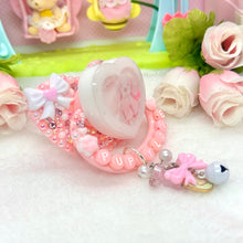 Load image into Gallery viewer, Puppy Love Valentine's Shaker Adult Pacifier with Handle Charm!
