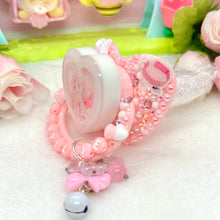 Load image into Gallery viewer, Puppy Love Valentine's Shaker Adult Pacifier with Handle Charm!
