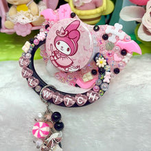 Load image into Gallery viewer, Lil Witch Spooky Bunny Adult Pacifier with Handle Charm
