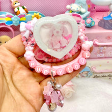 Load image into Gallery viewer, Puppy Love Valentine's Shaker Adult Pacifier with Handle Charm!

