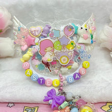Load image into Gallery viewer, LTS Pastel Baby Decora Lace Shield Adult Pacifier with Handle Charm
