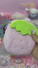 Load and play video in Gallery viewer, Plush Strawberry Paci Pouch
