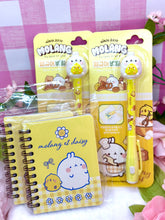 Load image into Gallery viewer, Bunny Molang Yellow Mini Journal and Invisible Ink Marker Light with Detachable Figure
